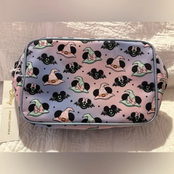 Stoney Clover Lane Pastel Lavender Mickey Witch Cosmetic Bag - Picture 2 of 3